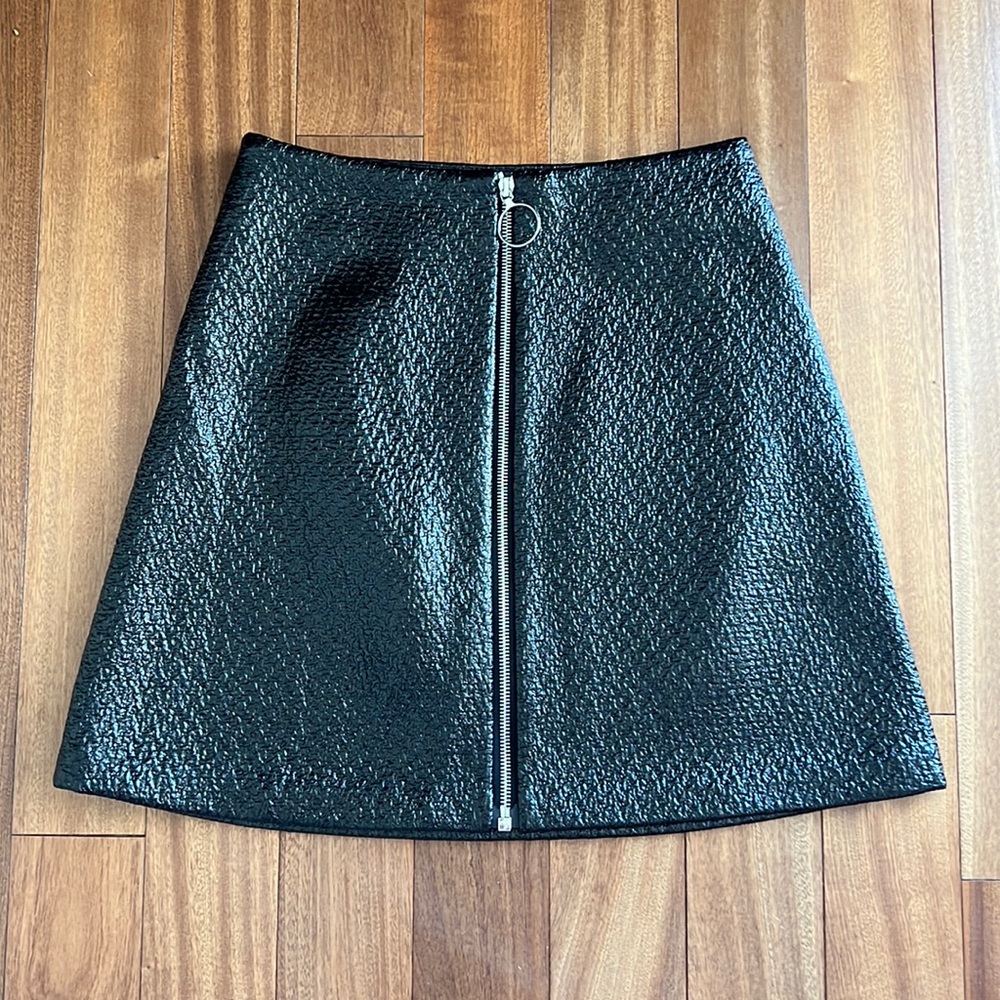 Maje size 36 patent faux leather